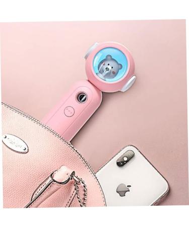 BIUDECO 1pc Atomizer Nano Steamer Mister Nano Mist Spray Portable Facial Mister Face Water Sprayer Pink - Buy Online on GoSupps.com