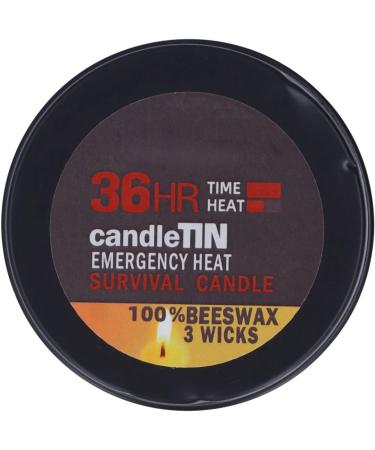 3 Wicks Survival Candle  Portable Emergency Candle Tealight Candle 36 Hours Burning for Home Outdoor Camping and Emergency Kit - Buy Online on GoSupps.com
