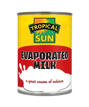 MASTropical Sun Evaporated Milk 410g Case of 12-Fd