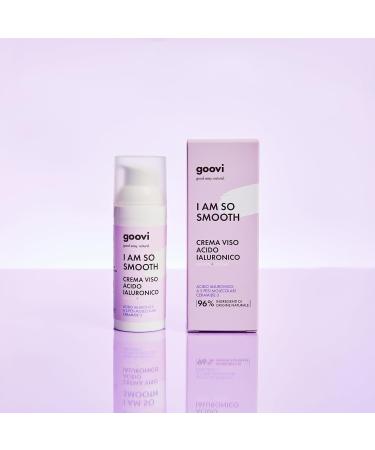  Goovi GOOVI I Am So Smooth Hyaluronic Acid Facial Moisturizing Cream with triple hyaluronic acid and ceramides firms and tightens skin 50 ml - Buy Online on GoSupps.com
