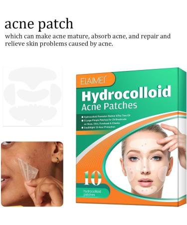 1 Box Acne Patch for Covering Large Breakouts Large Pimple Patch Spot Control Cover Hydrocolloid Acne Patch for Body Cheek Forehead Chin Effectively Calms Relieves Acne - Buy Online on GoSupps.com