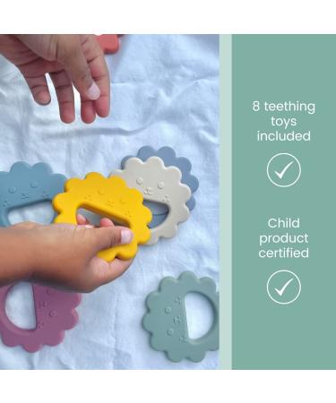 Baby Lion Teether Toy for 0-6 Months & 6-12 Months | Teething Newborn to Toddler | Soothes Gums, Easy to Hold & Clean - Montessori Organic Design - Buy Online on GoSupps.com
