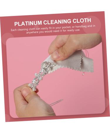STOBOK 200 Pcs Jewelry & Eyeglasses Cleaning Wipes - Multi-Purpose Polishing Cloths for Silver Platinum & Glass - Optimal Maintenance Supplies - Buy Online on GoSupps.com