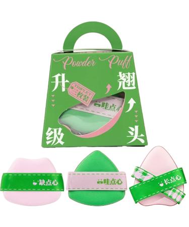 Aizuoni Triangle Powder Puff | Face Soft Triangle Makeup Puff - Cosmetic Foundation Applicator Soft Triangle Face Puff For Wet And Dry Use Beauty Makeup Tools