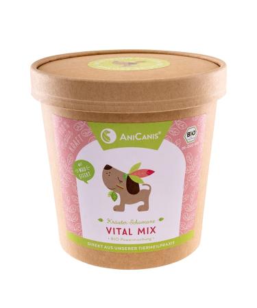 Anicanis Bio Vital Mix for Dogs - Multivitamine Minerals & Superfood from the veterinary practitioner - 8 essential amino acids - feed supplement dietary supplement - 300g organic vital mix 300g
