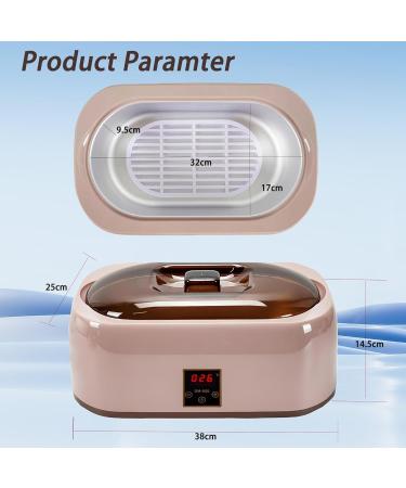 Bain de cire de paraffine pour mains et pieds | Kit de th rapie la cire hydratante pour lisser la peau s che des mains des coudes et des pieds | Traitement spa la maison et au salon - Buy Online on GoSupps.com