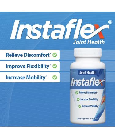 Instaflex Joint Support - 90 Capsules - Clinically Studied Joint Relief Blend with Glucosamine, MSM, Turmeric, Hyaluronic Acid & More - Buy Online on GoSupps.com