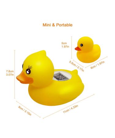 MSNUNA Baby Thermometer & Floating Duck Toy - Safe Bath Temperature Monitor - Buy Online on GoSupps.com