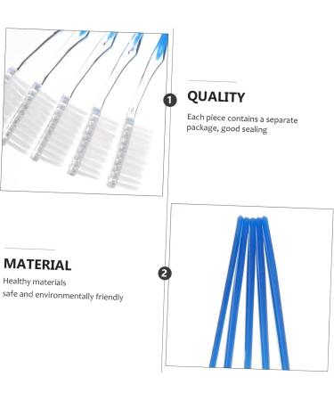 Buy Minkissy 150 PC Disposable Travel Toothbrush Set | Portable Toddler Toothbrushes | Soft Handle for Hotels & Trips - Buy Online on GoSupps.com