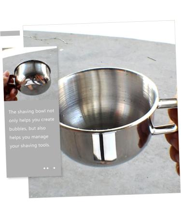 Mikinona Stainless Steel Shaving Bowl - Sazi Cup for Men | Premium Shaving Accessories - Buy Online on GoSupps.com