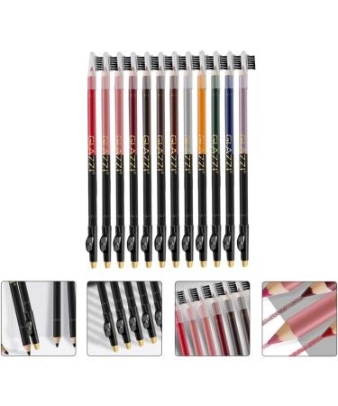 TOVINANNA 24 Pcs Lip Liner Eyeliner Delineador De Duracion Eyebrow Liner Brow Pencil Supplies Make up Powder 1 count (Pack of 1) Assorted Colorx2pcs - Buy Online on GoSupps.com