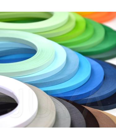 JUYA Paper Quilling Strips Set - 42 Colors - 5mm Width - 100 Strips per Pack - Available in 2/3/5/7/10 mm - Ideal for Quilling Projects - Buy Online on GoSupps.com