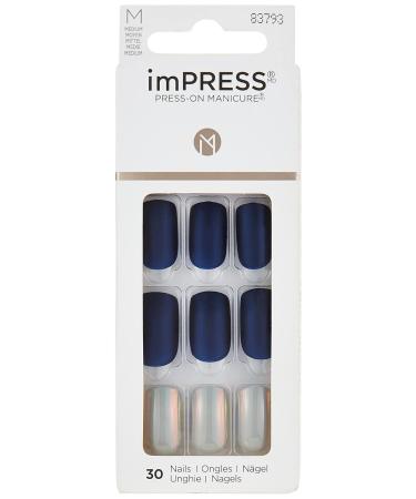 KISS IMPRESS PRESS-ON Manicure - Daydream Medium Square Pureefit Technology 30 Artificial Nails & Accessories - Shop Internationally - Buy Online on GoSupps.com