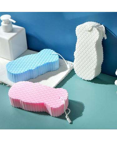 Soft Exfoliating Bath Sponge Dead Skin Remover (3 Pack) - Buy Online on GoSupps.com
