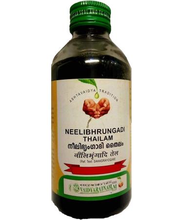 KEYLAS Neelibhringadi Thailam 200 Ml Ayurvedic herbal products Ayurveda Organic products
