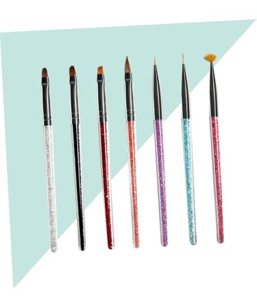 FRCOLOR Nail Art Pen Kit Set liquid glitter nail art nail art nails nail art nail drawing painting es powder nail liner glitter manicure gradient nail Acrylic Powder Painting Brush - Buy Online on GoSupps.com