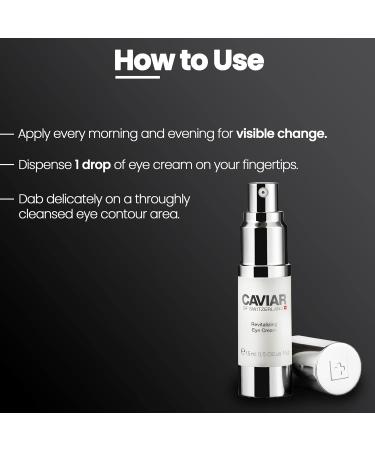 Black Caviar Under Eye Cream | Anti-Aging Moisturizer Hydrating Reduces Puffiness & Dark Circles Wrinkle Repair Treatment - Buy Online on GoSupps.com