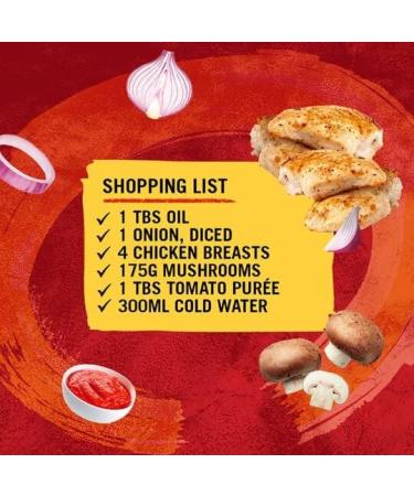 Schwartzz Chicken Chasseur Casserole Mix 40g - Pack of 12 - Buy Online on GoSupps.com