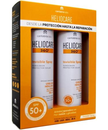 Heliocare Invisible Spray 360 Spf50+ 2x200ml - Buy Online on GoSupps.com