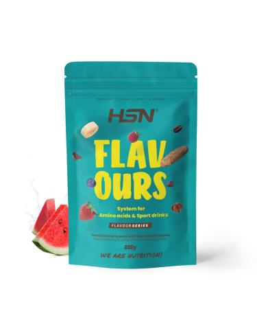HSN Amino Acids and Sports Drinks HSN | Watermelon Flavor 200g 36 servings per box | For Keto and Vegan diets | Extremely low in calories and sugar | GMO-free gluten-free