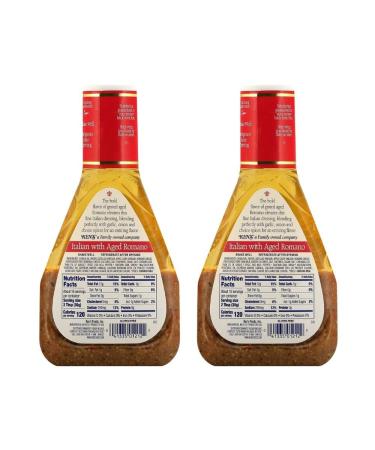 Ken's Steak House Italian with Aged Romano Dressing 16 Fl Oz - Pack of 2 - Buy Online on GoSupps.com