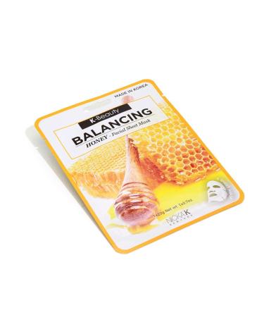 K-BEAUTY BALANCING HONEY FACIAL SHEET MASK