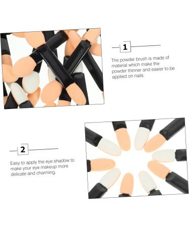 WOONEKY 50pcs Nail Sponge DIY Tools Manicure for Nails Makeup Tools Lady Tools Plastic Abs Brush Miss Small - Buy Online on GoSupps.com