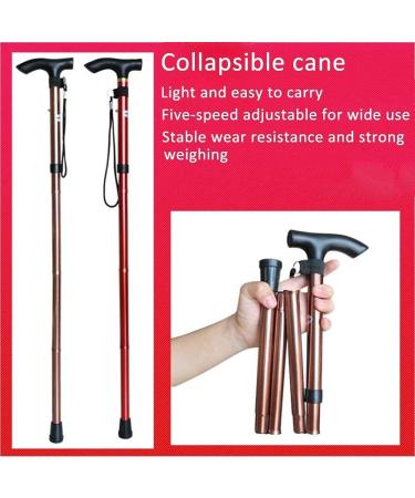 Non-Slip Telescopic Folding Crutch Outdoor Adjustable Ultra-Short Aluminum Suitable for People with Reduced Mobility and Hiking in The Wild HGCHH Smooth Sailing - Buy Online on GoSupps.com