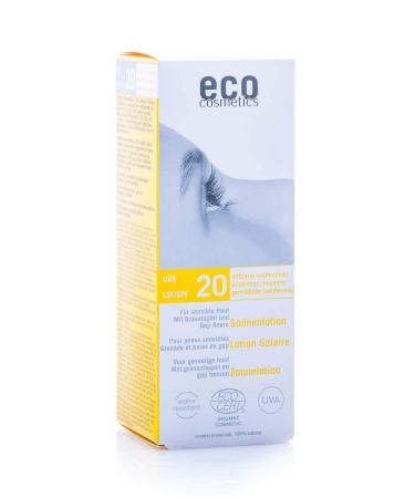 Eco Cosmetics sun lotion LSF20 100ml - Buy Online on GoSupps.com