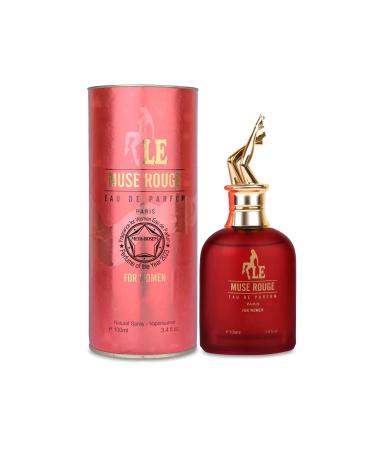 META-BOSEM Rouge G Fruity Perfume for Women Orange Scent Jasmine Fragrance Collection Eau de Parfum Spray - Great Holiday Gift 3.4 Fl Oz/100Ml