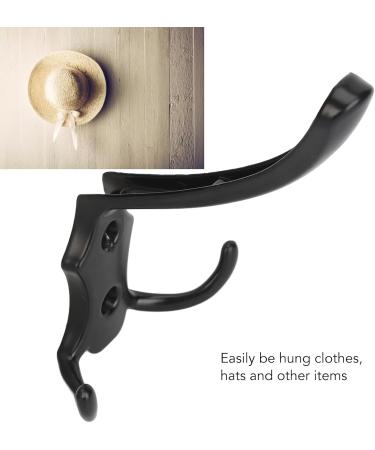 Miskall Black Coat Hooks Stylish Utility Set for Efficient Storage Home Office Zinc Alloy - Buy Online on GoSupps.com