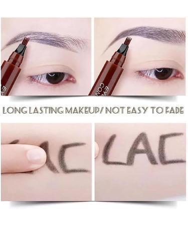 Suake Eyebrow Contouring Pen SUAKE Eyebrow Pen Waterproof Suake Eyebrow Pencil 4-Tip Micro-Fork Long Lasting Smudge Proof Liquid Eye Brow Pencils (3PCS-D) - Buy Online on GoSupps.com