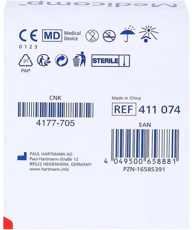Buy Medicomp 5x5 cm Sterile Compresses - 4-Ply 25x2 Pcs | Fast International Shipping - Buy Online on GoSupps.com