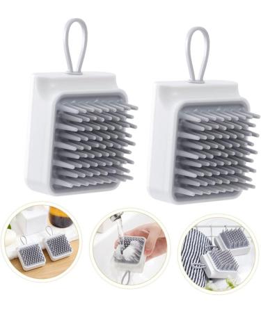 Tovinanna 2-Piece Shampoo Brush & Scalp Massager Relaxing Hair Washing Device for Deep Cleansing & Ultimate Hair Care - Buy Online on GoSupps.com