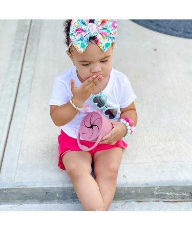 BraveJusticeKidsCo. Silicone Collapsible Toddler Snack Cup | 2-Pack Snack Attack I&II Baby Snack Cup | Dusty Rose and Fog - Buy Online on GoSupps.com