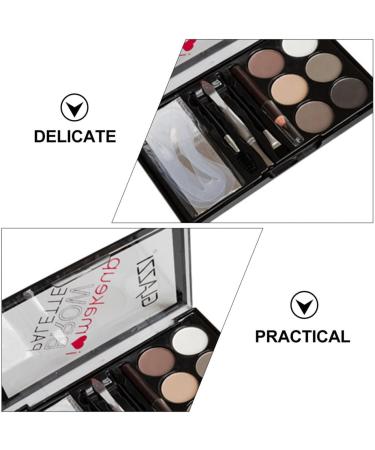 FOMIYES 1 Set Eyebrow Powder Set Girl Eyebrow Shaping Mold Tool Woman Cosmetic Abs Eyebrow Pencil - Buy Online on GoSupps.com