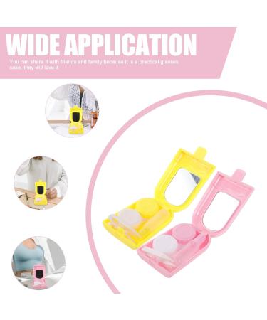 Shop Lurrose Contact Lens Case & Holder Set | 2 Sets with Mirror | Eye Lens Organizer for Travel & Home - Buy Online on GoSupps.com