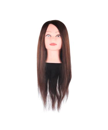 Exercise Show window doll head hair doll hairdresser training ladder hairdressing salon beauty school setting for hairdressers cut