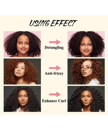 NatuCurl Moisturising Detangling Hair Spray for Curly Hair - With Castor Oil & Shea Butter - Promotes Hair Growth - For Curly Wavy Frizzy & Damaged Hair - Buy Online on GoSupps.com
