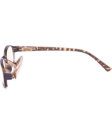 CessBlu UV Protection Computer Reading Glasses for Women - Polka Dots Blue Light Filter Eyeglasses (Brown +1.0 - Buy Online on GoSupps.com