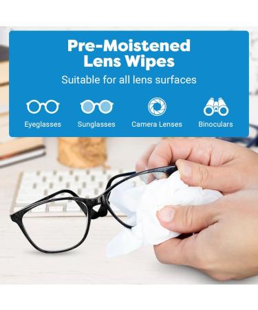 Zeiss Lens Wipes and Cleaning Cloth Pack - Pre-Moistened Individually Wrapped Alcohol Wipes for Coated Glass on Glasses Binoculars Sunglasses Camera Lenses Scopes - 200 Count Wipes & Cleaning Cloth - Buy Online on GoSupps.com
