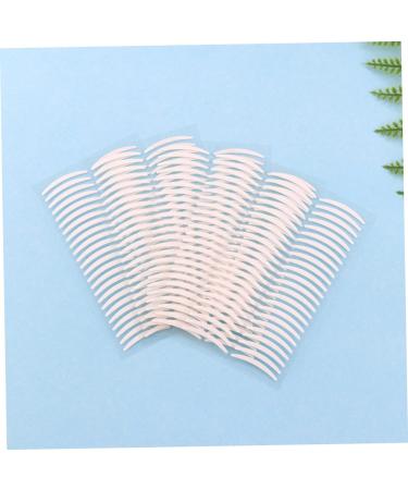 Beavorty Eyelid Tape Fiber 45 Sheets Double Side Tape Clear Double Sided Tape Clear Duct Tape Makeup Breathable Lace Eyelid Double Eyelid Stickers Size 1 White - Buy Online on GoSupps.com