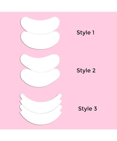 LLBA Biogel Eye Pads | Under Eye Pads for Eyelash Extensions | Soft Sticky Pads for Sensitive Skin - 10 Pairs (Style 2 - Buy Online on GoSupps.com