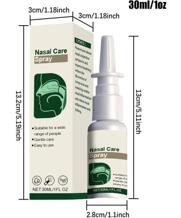 Nasal SprayNose Softener 30ml Natural Solution For Respiratory Care Long Lasting Cleanser For Women Men Children - Buy Online on GoSupps.com