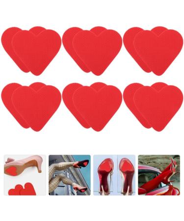 Buy Healeved Sole Insoles & Shoe Horn - 6 Pairs Non-Slip Shoe Pads Heart Shaped High Heels Grips & Crease Protectors for Red Heels - International Shipping - Buy Online on GoSupps.com