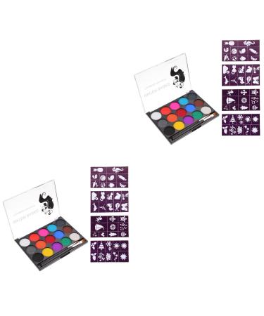 Buy FOMIYES Halloween Face Paint Kit - 2 Sets of Oil Paints & Brushes for Special Effects Makeup | Child-Friendly Festival Supplies - Buy Online on GoSupps.com