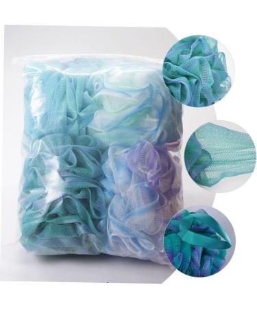 Homoyoyo 4pcs Bath Ball Body Wash Scrubber | Exfoliating Shower Loofah Sponges Set - Buy Online on GoSupps.com