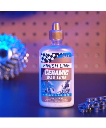 Finish Line Ceramic Wax Bicycle Chain Lube 4oz - Ultimate Performance and Protection - Buy Online on GoSupps.com