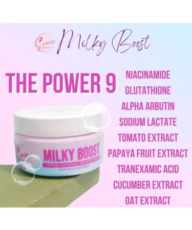 Intense Milky Boost Whipped Scrub for Face & Body - 250g | Nourishing Exfoliating Scrub for Radiant Skin - Buy Online on GoSupps.com
