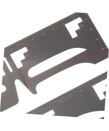 DRESSOOS 2pcs Eyebrow Ruler Makeup Stuff Brow Stencil Tool Eyebrow Guide Stencil Eyebrow Shape Template Ruler 1 count (Pack of 1) As Shown - Buy Online on GoSupps.com